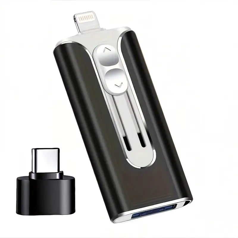 32GB~2TB Micro USB + 8 Pin + USB 3.0 4 in 1 Mobile Phone Computer U-Disk