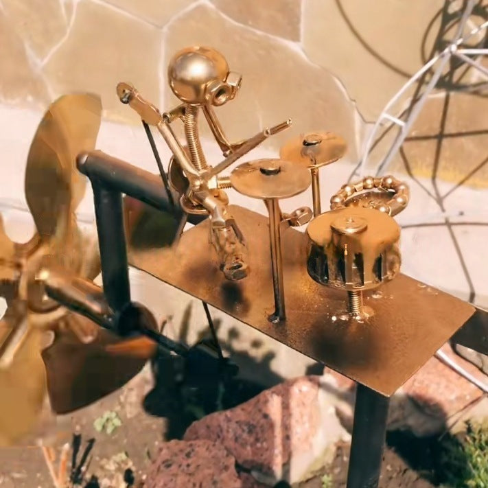 š„Last Day: 50% OFFš„š„Handmade Metal Drummer WindmillšBuy 2 Free Shipping