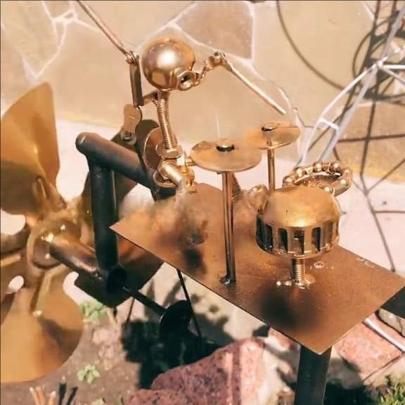 š„Last Day: 50% OFFš„š„Handmade Metal Drummer WindmillšBuy 2 Free Shipping