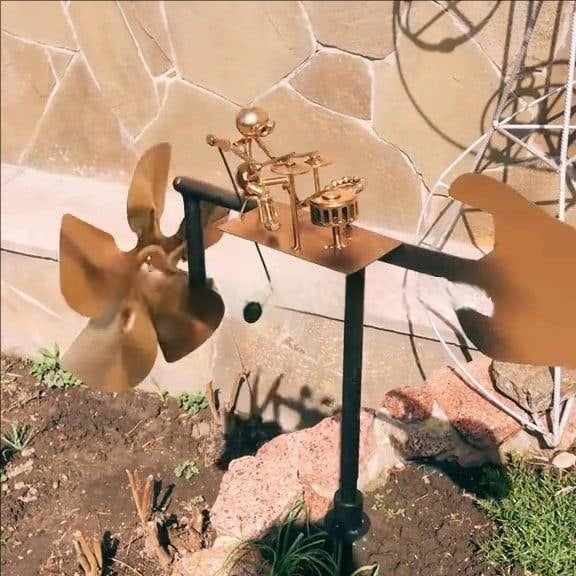 š„Last Day: 50% OFFš„š„Handmade Metal Drummer WindmillšBuy 2 Free Shipping