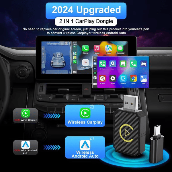 ⌛Mini Wireless CarPlay Adapter
