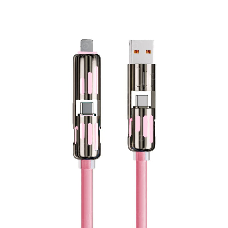 ⚡4-in-1 USB Charging Cable mFish fast charging - Data cable box gifted
