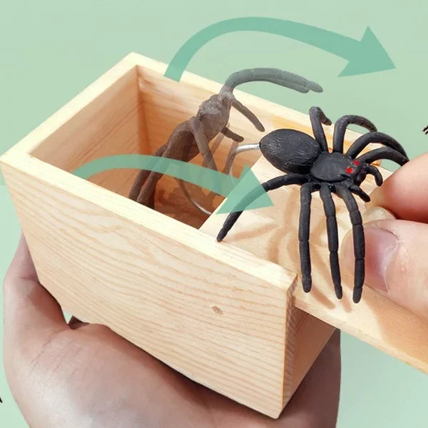 🔥Super lustige verrückte Streich-Geschenkbox-Spinne