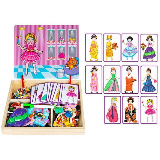 Magnetic puzzle box education toys