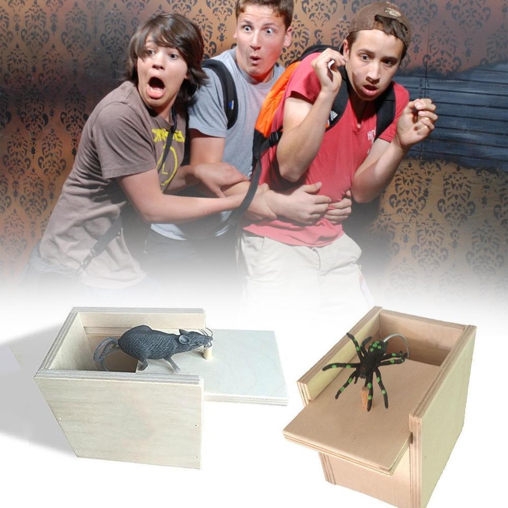 🔥Super lustige verrückte Streich-Geschenkbox-Spinne