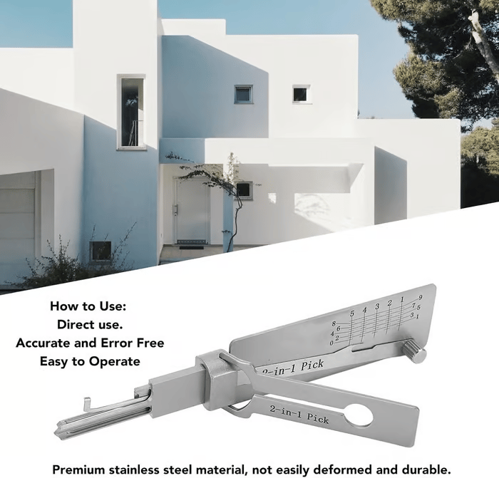 🔥LAST DAY 49% OFF - ⚒️Stainless Steel Master Key Decoder