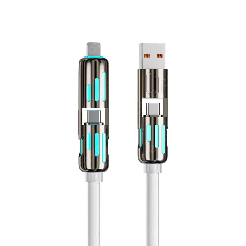 ⚡4-in-1 USB Charging Cable mFish fast charging - Data cable box gifted