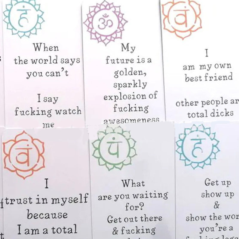 đFunny Affirmation Card Gift Made with Coated Paper(set of 16pcs)