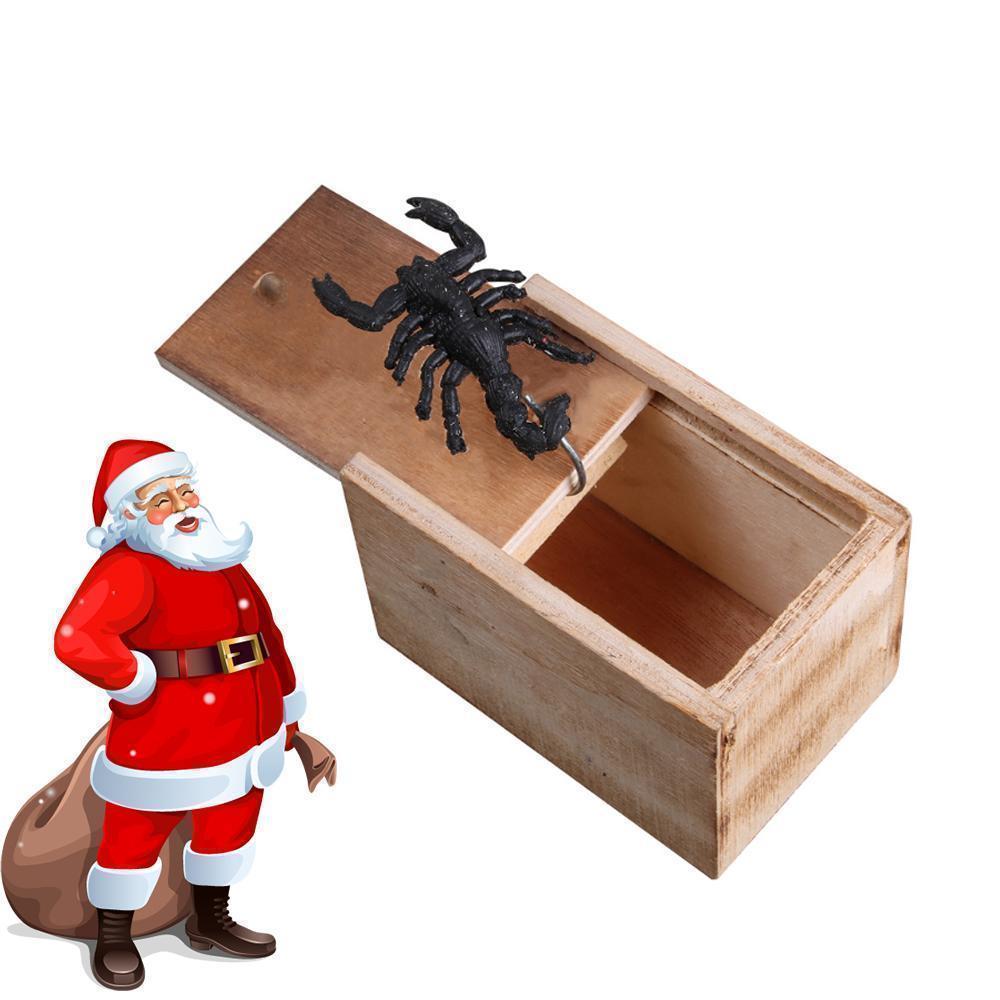 🔥Super lustige verrückte Streich-Geschenkbox-Spinne