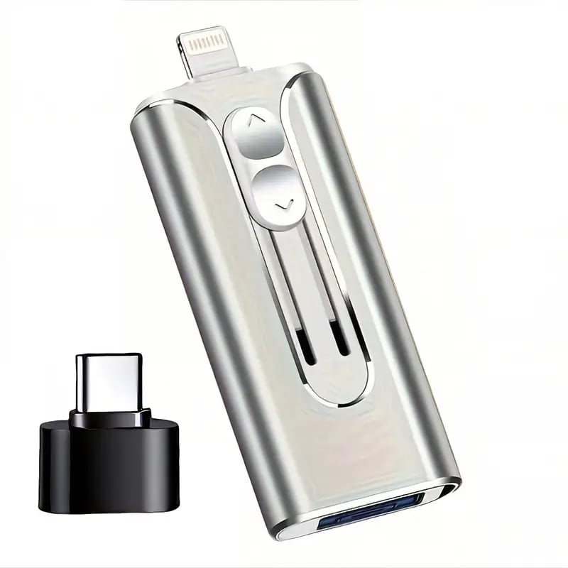 32GB~2TB Micro USB + 8 Pin + USB 3.0 4 in 1 Mobile Phone Computer U-Disk