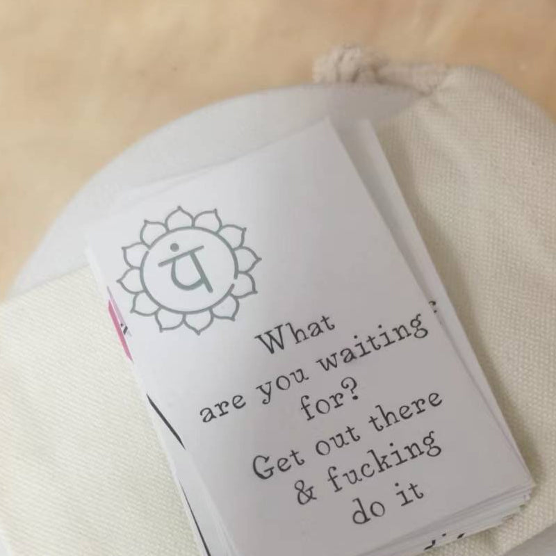 đFunny Affirmation Card Gift Made with Coated Paper(set of 16pcs)