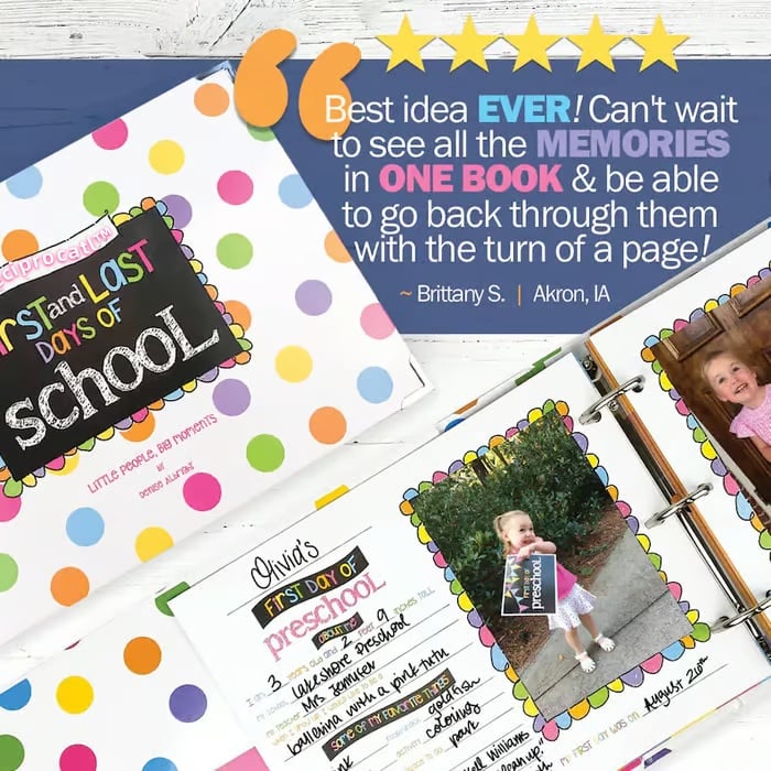 📚Easiest School Days Memory Album