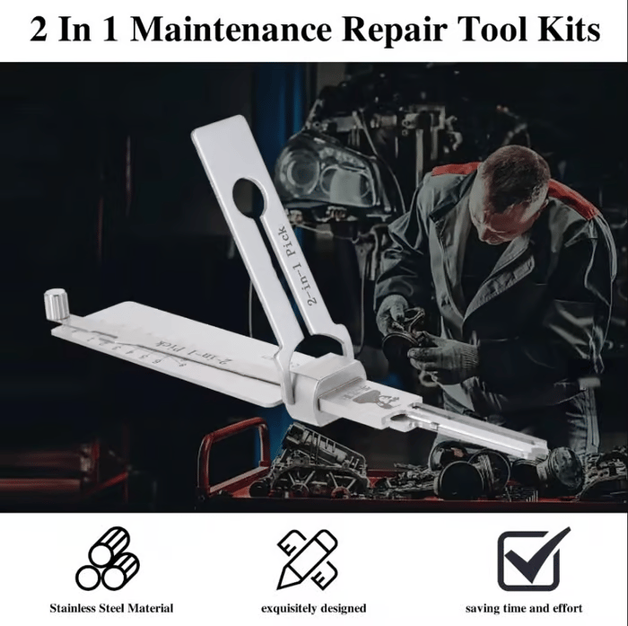 🔥LAST DAY 49% OFF - ⚒️Stainless Steel Master Key Decoder