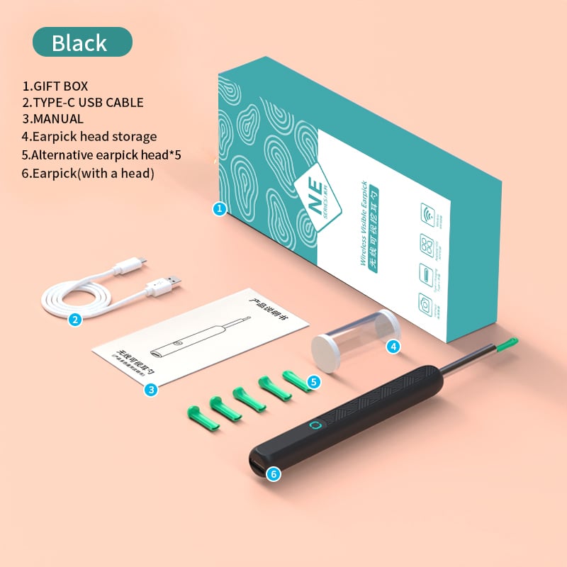 🔥Last Day Promotion 49% OFF - 1080P Ear Wax Removal Camera