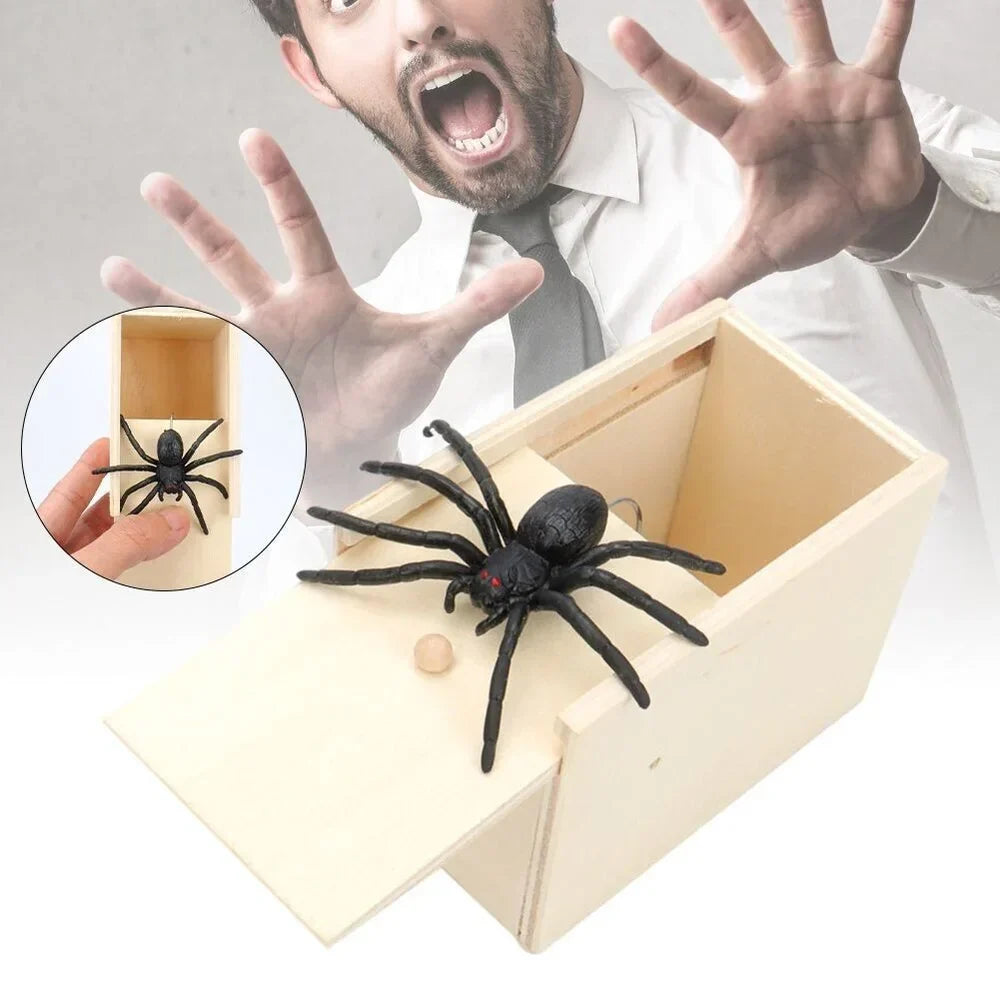 🔥Super lustige verrückte Streich-Geschenkbox-Spinne
