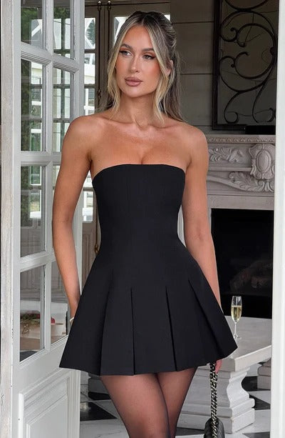 Asha Mini Dress - Ivory (60% OFF CLEARANCE SALE)