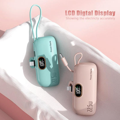 🔥5000mAh Mini Portable Charger Power Bank for phone