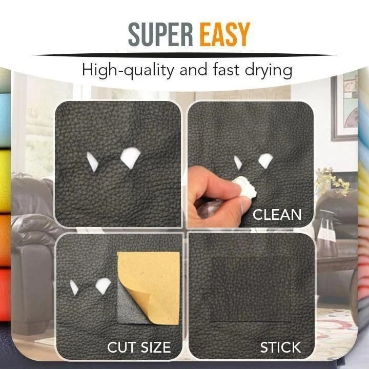 Self-Adhesive Leather Refinisher Cuttable Sofa Repair