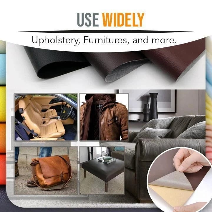 Self-Adhesive Leather Refinisher Cuttable Sofa Repair