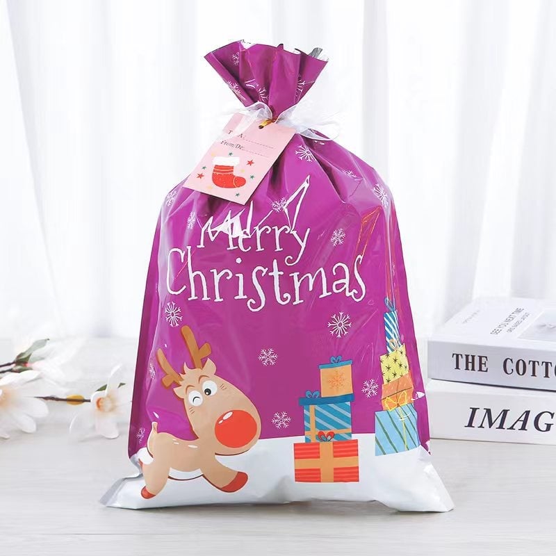 🎄Early Christmas Sale-48% OFF)Drawstring Christmas Gift Bags(BUY 3 SETS GET FREE SHIPPING)