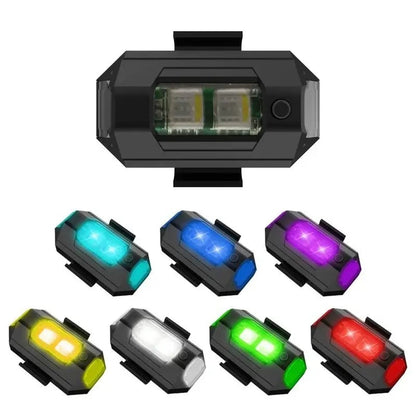 🔥Letzter-Tag-Aktion🔥 7-farbige LED-Flugzeug-Blitzlichter und USB-Aufladung.