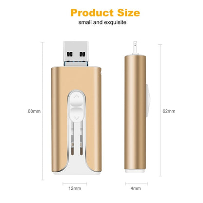 32GB~2TB Micro USB + 8 Pin + USB 3.0 4 in 1 Mobile Phone Computer U-Disk