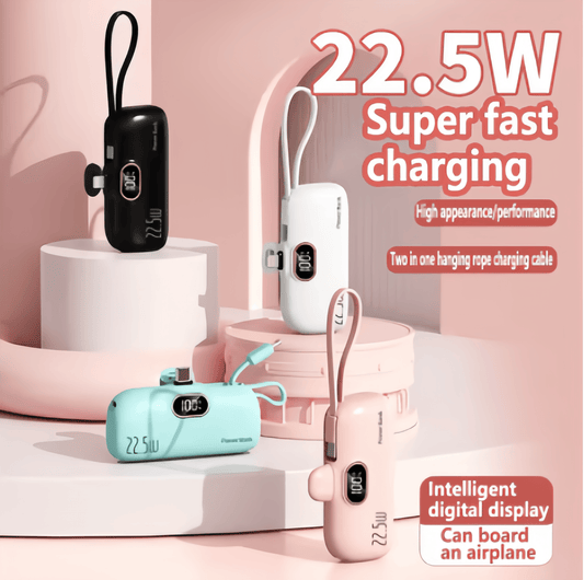 🔥5000mAh Mini Portable Charger Power Bank for phone