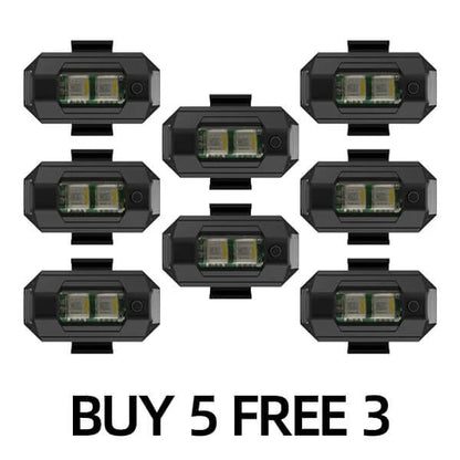 🔥Letzter-Tag-Aktion🔥 7-farbige LED-Flugzeug-Blitzlichter und USB-Aufladung.