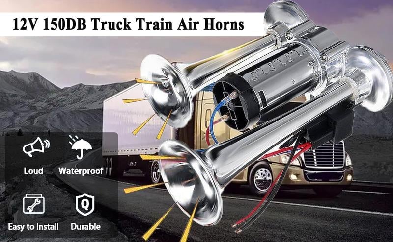 🎁Last Day Promotion 49% OFF🔥12V 150db Train Air Horn for Truck Car