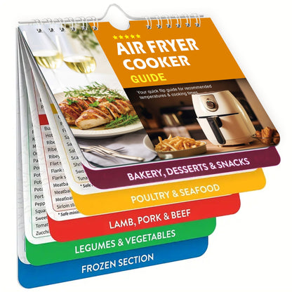 Guide de cuisine magnétique pour friteuse à air