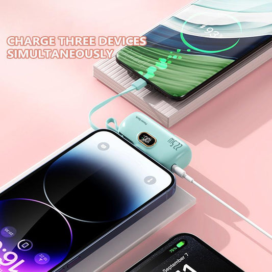 🔥5000mAh Mini Portable Charger Power Bank for phone