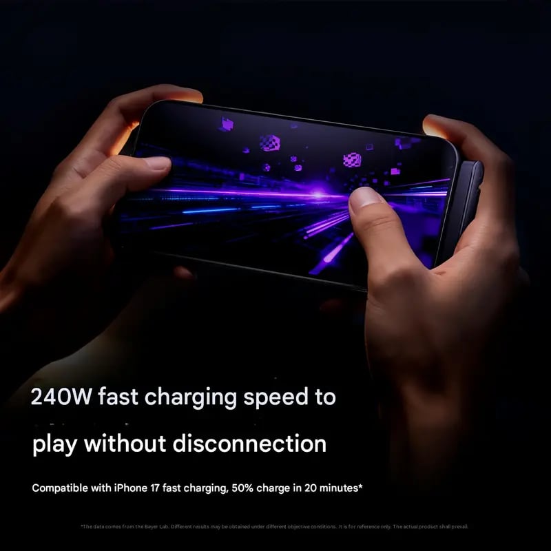 ⚡️240w super fast charging📱Invisible Holder Charger Cable with Stand