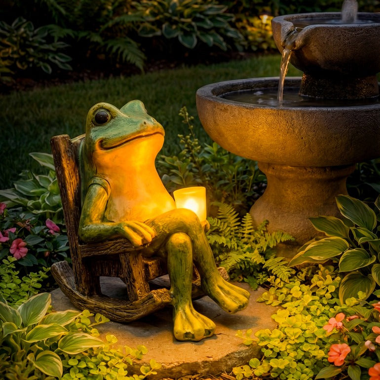 🐸Glowing Garden Frog