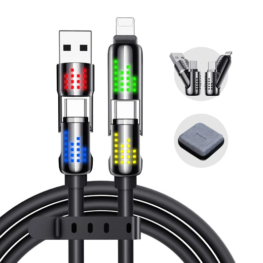 ⚡4-in-1 USB Charging Cable mFish fast charging - Data cable box gifted